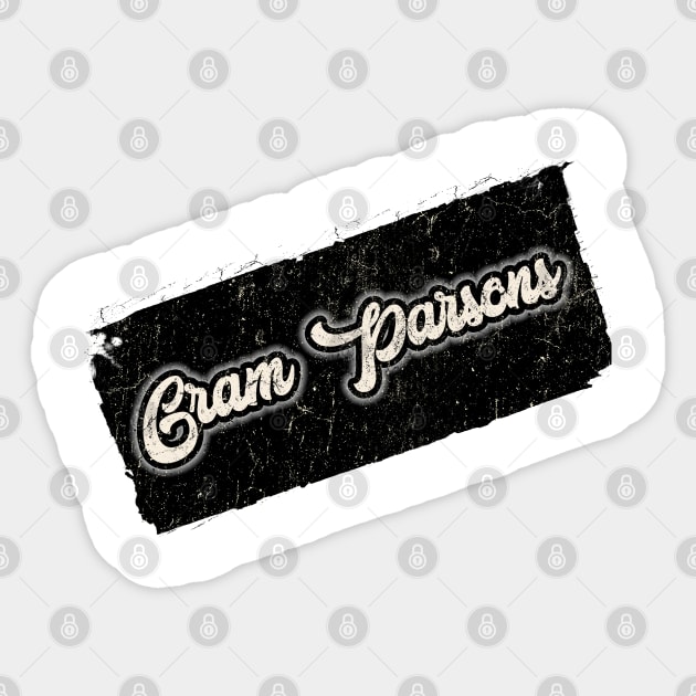 NYINDIRPROJEK - Gram Parsons Sticker by NYINDIRPROJEK